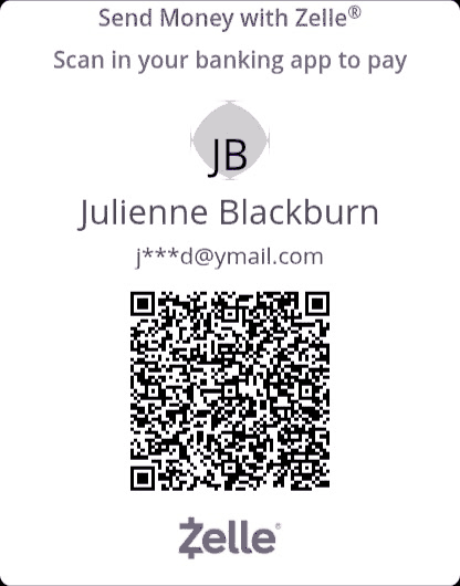 Zelle payment code for Julienne Blackburn